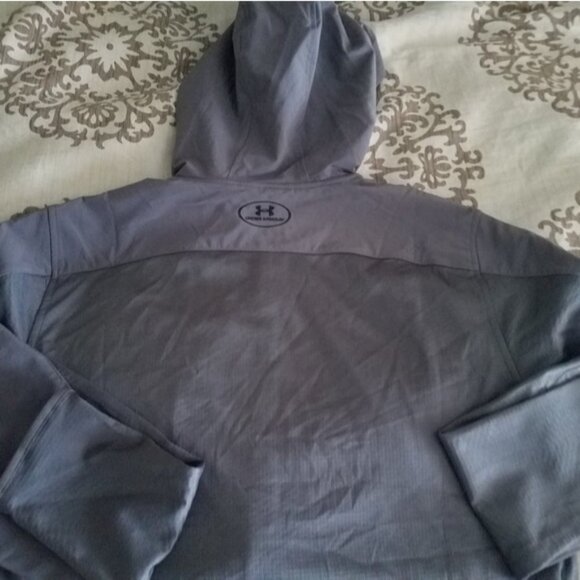 Under Armour Full Zip Hooded Jacket with Pockets Large - Picture 11 of 12